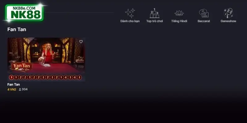Cái nhìn tổng quan về game FanTan NK88