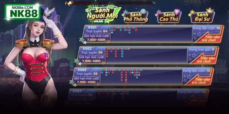 Giới thiệu tổng quan sảnh bài Baccarat NK88