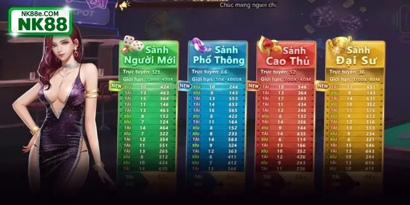 Khái quát về đặt cược tài xỉu NK88 chuyên nghiệp